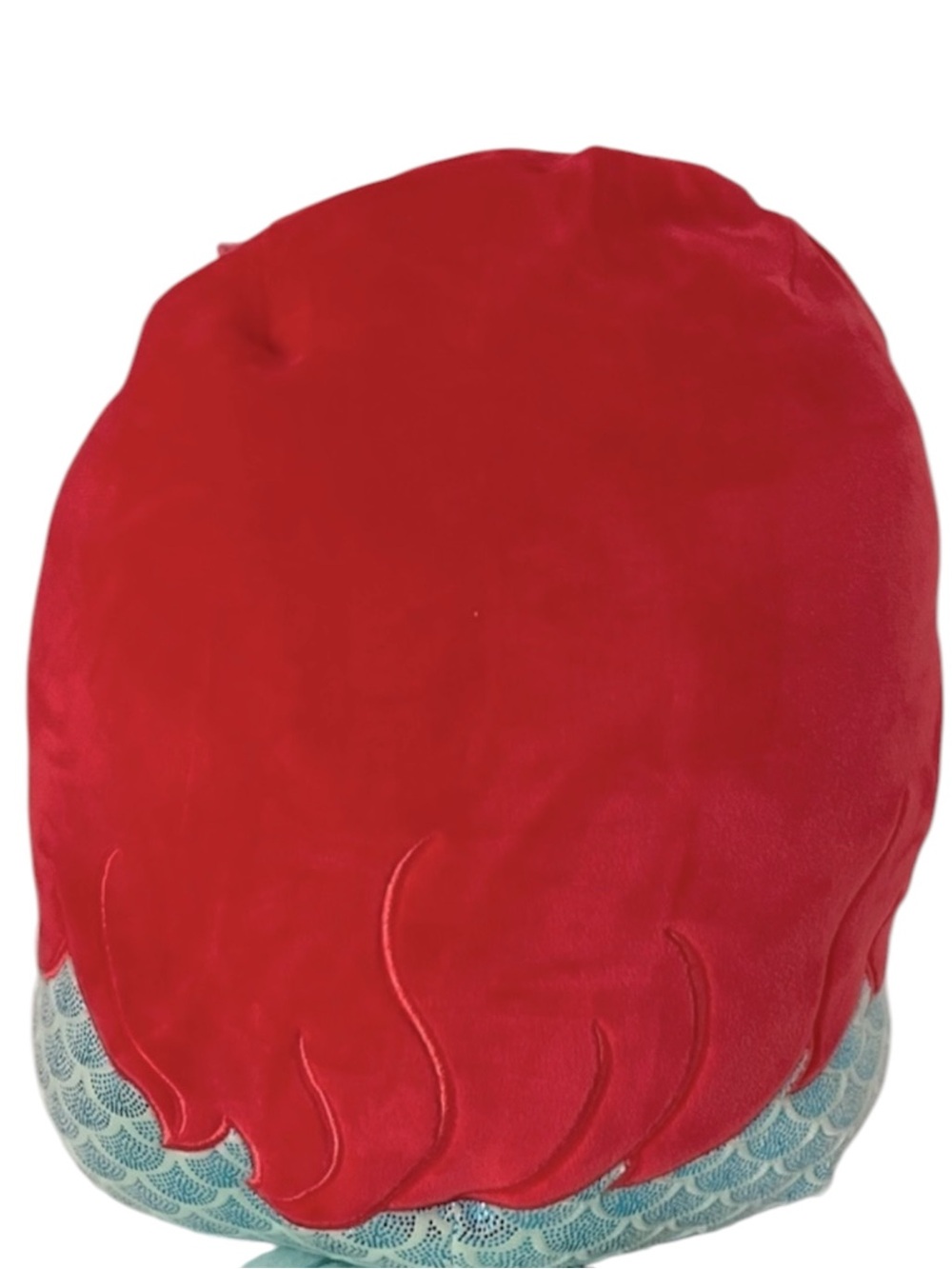DISNEY Ariel Squishmallow Mermaid w/ Red Hair & Aqua Tail -- 10” Tall - Picture 6 of 7